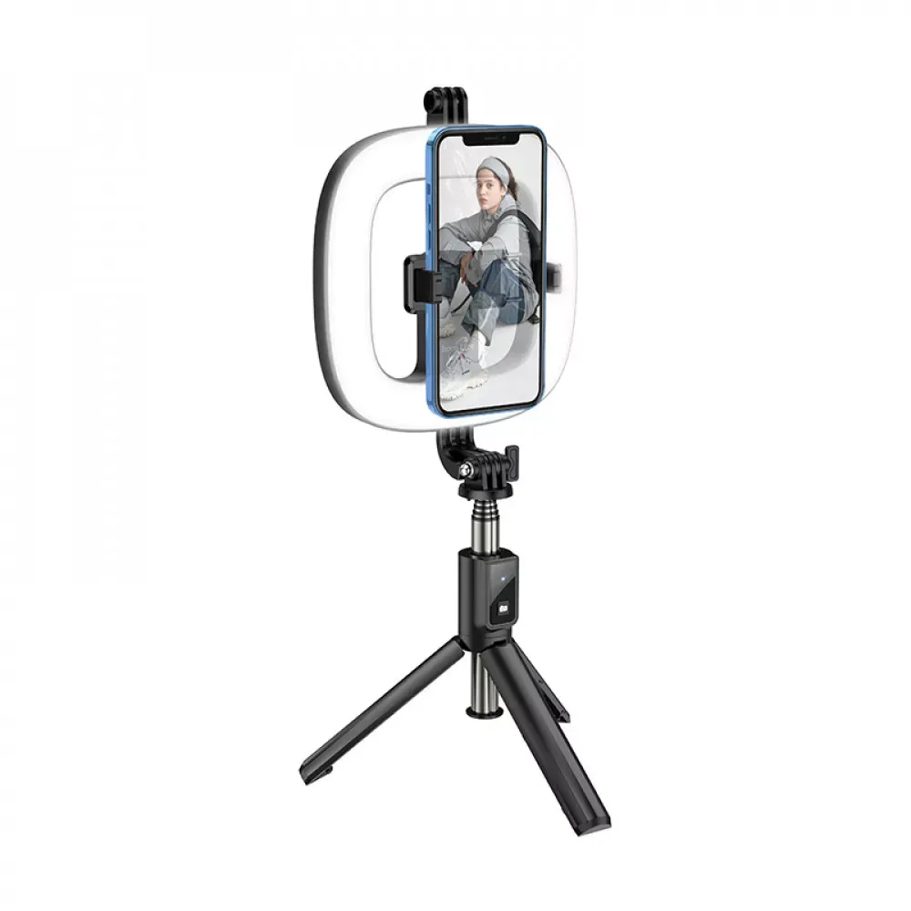Monopod Tripod (0.80m) — Hoco LV03 Plus   — black — Hoco