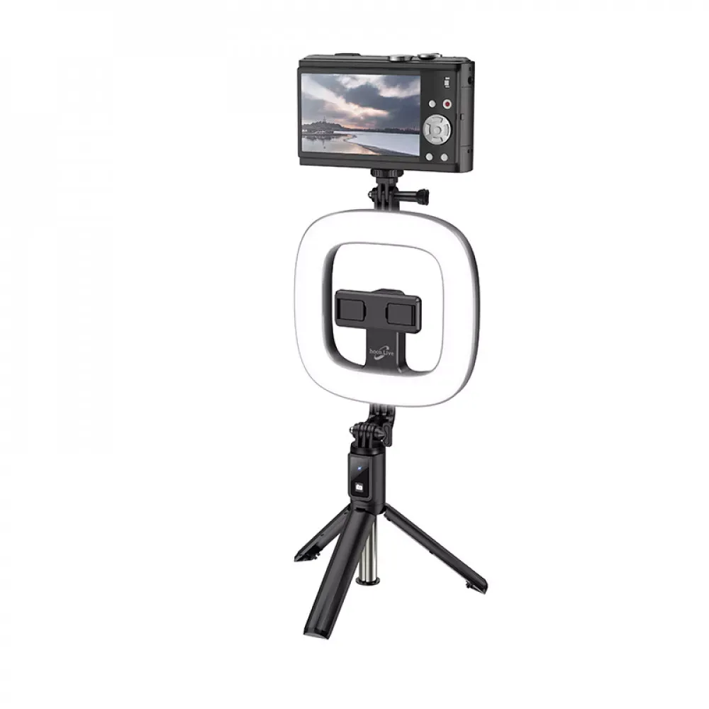 Monopod Tripod — Hoco LV03 Plus — black — фото 7