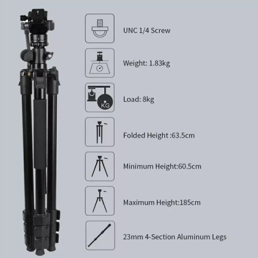 Monopod Tripod — Jmary KS355+HG60 — фото 3