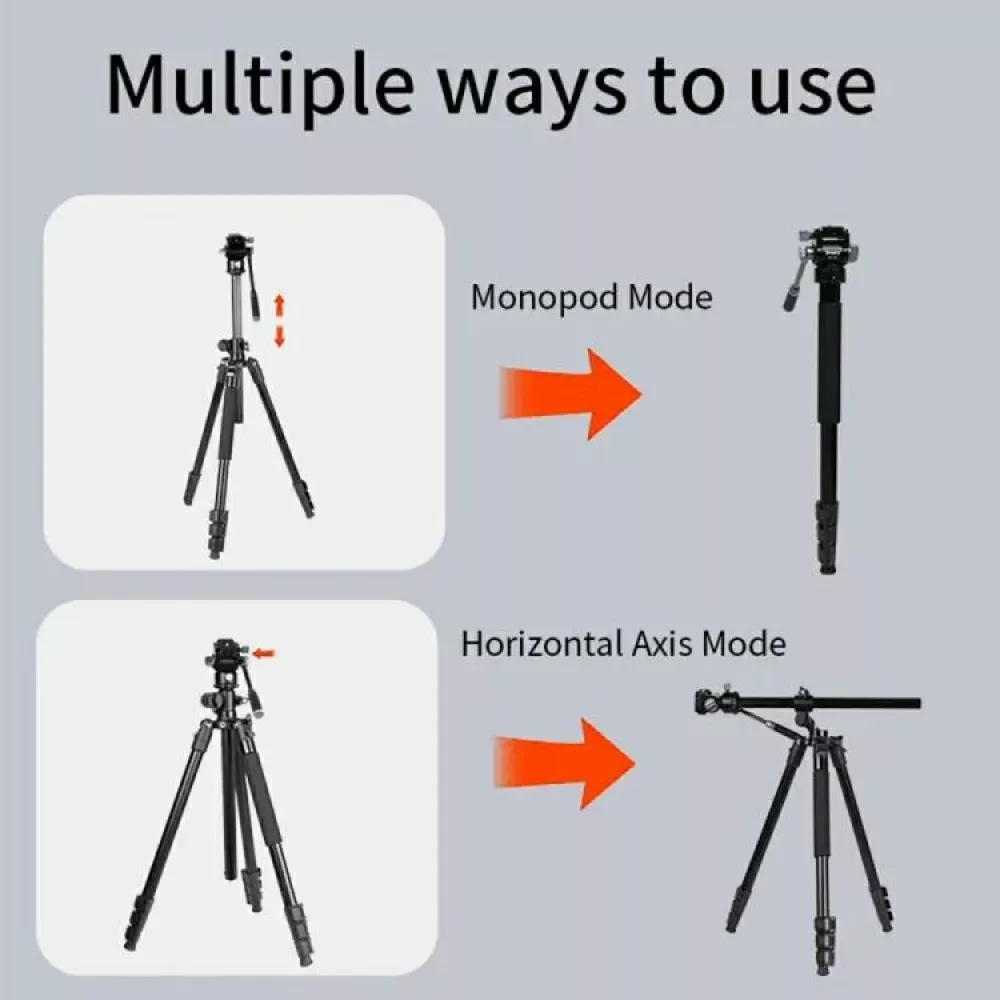 Monopod Tripod — Jmary KS355+HG60 — фото 6