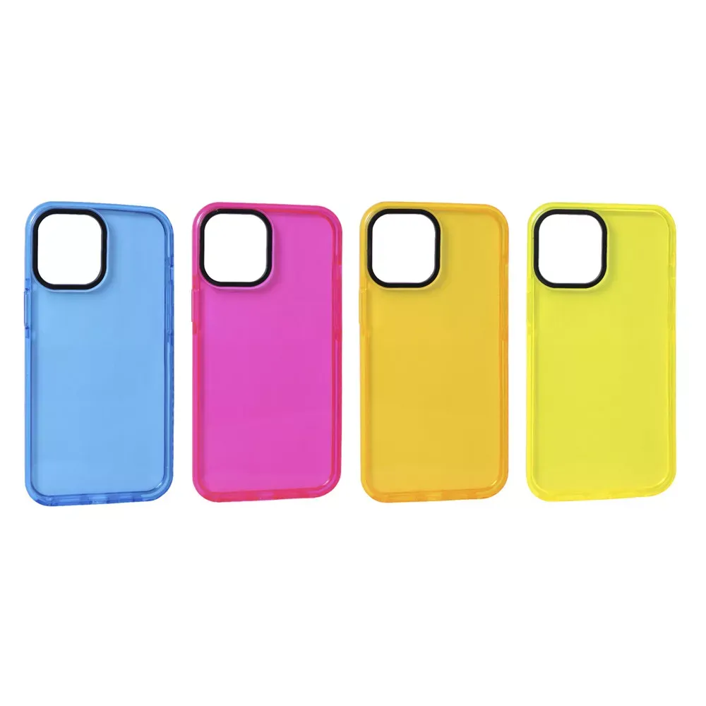 Neon TPU Case iPhone 12 Mini 5.4" — Yellow - фото 3