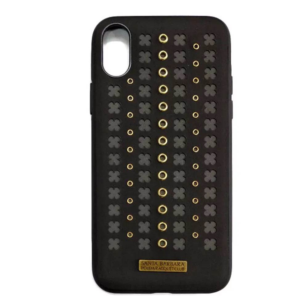 Polo Florence Leather Case iPhone X ; XS — Black — Polo Apple iPhone Xs, Apple iPhone X