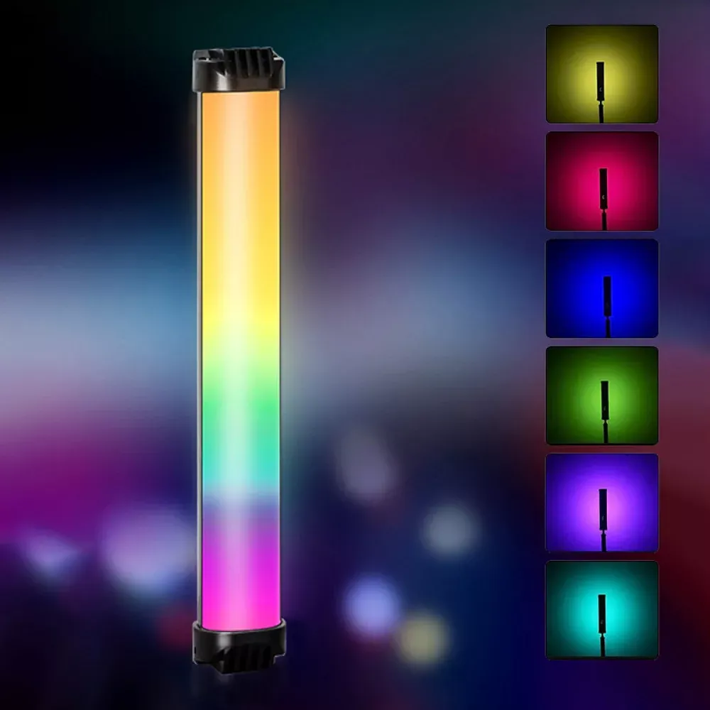 Лампа LED видео Handheld Fill Light Stick SL-30 RGB I USB Charger Cable — фото 3