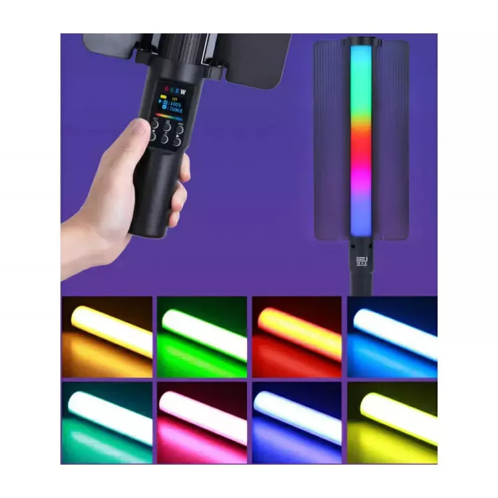 Лампа LED видео Handheld Fill Light Stick ZGRL-2000RGB — фото 5