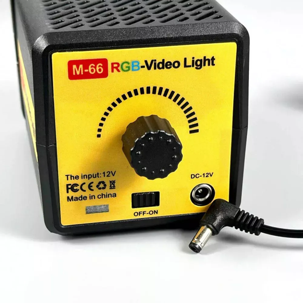 Лампа видеосвет LED M-66 RGB — фото 5