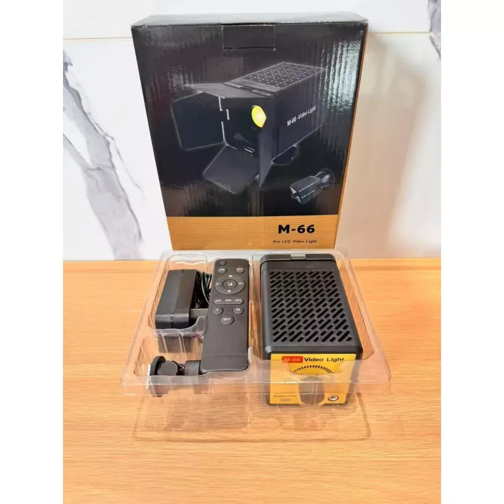 Лампа видеосвет LED M-66 RGB — фото 8