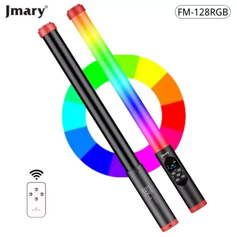 Лампа LED видео Handheld Fill Light Stick Jmary FM-128RGB — Jmary