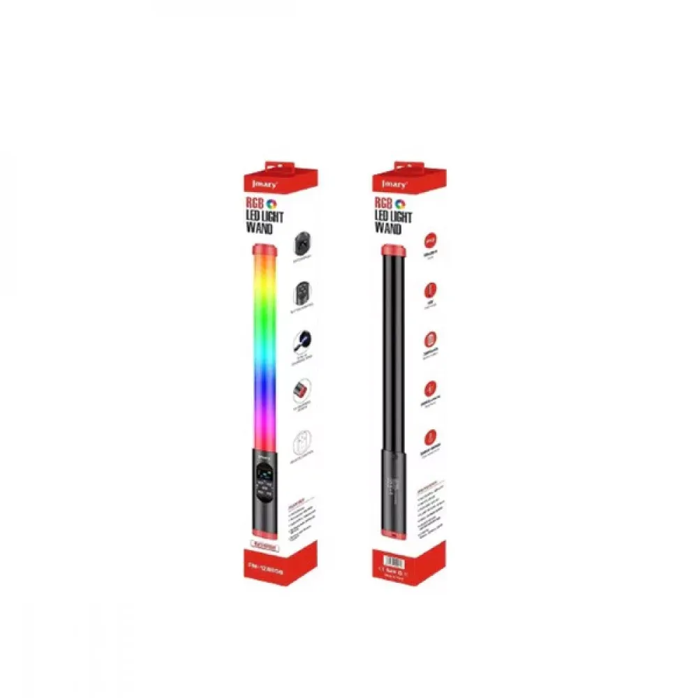 Лампа LED видео Handheld Fill Light Stick Jmary FM-128RGB — фото 3