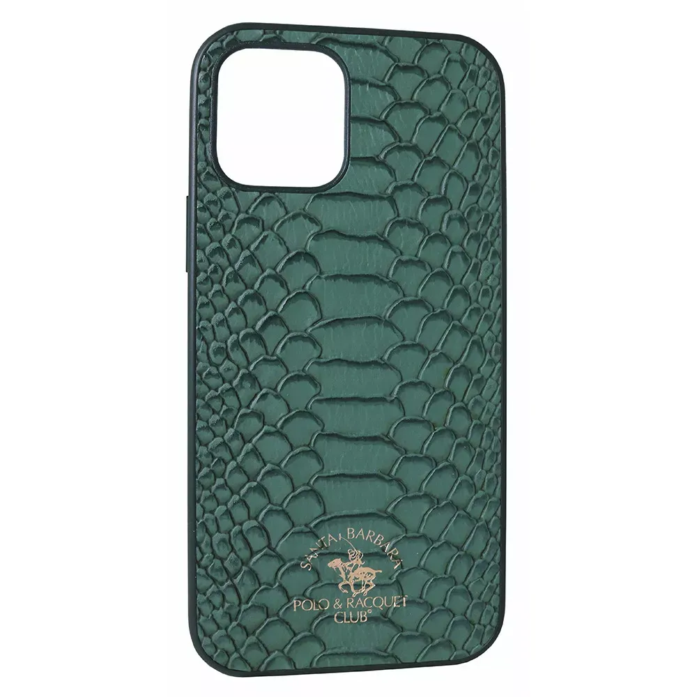 Polo Knight Leather Case iPhone 12 Mini 5.4" — Green — Polo Apple iPhone 12 Mini 5.4"