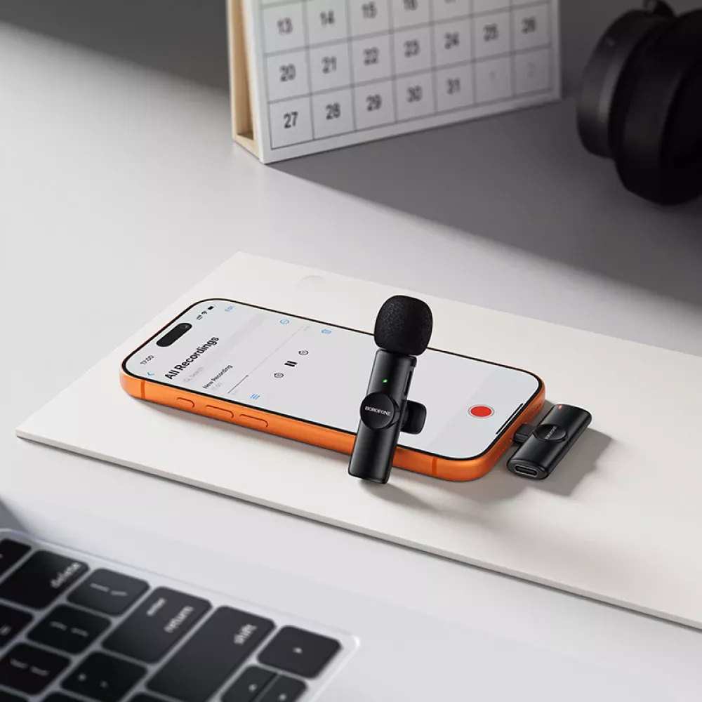 Беспроводной микрофон для телефона USB C — Borofone BFK16 — фото 8