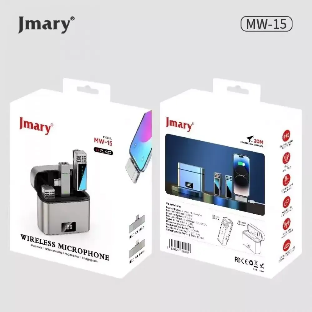 Wireless Digital Microphone Jmary MW-15 Type-C — фото 3