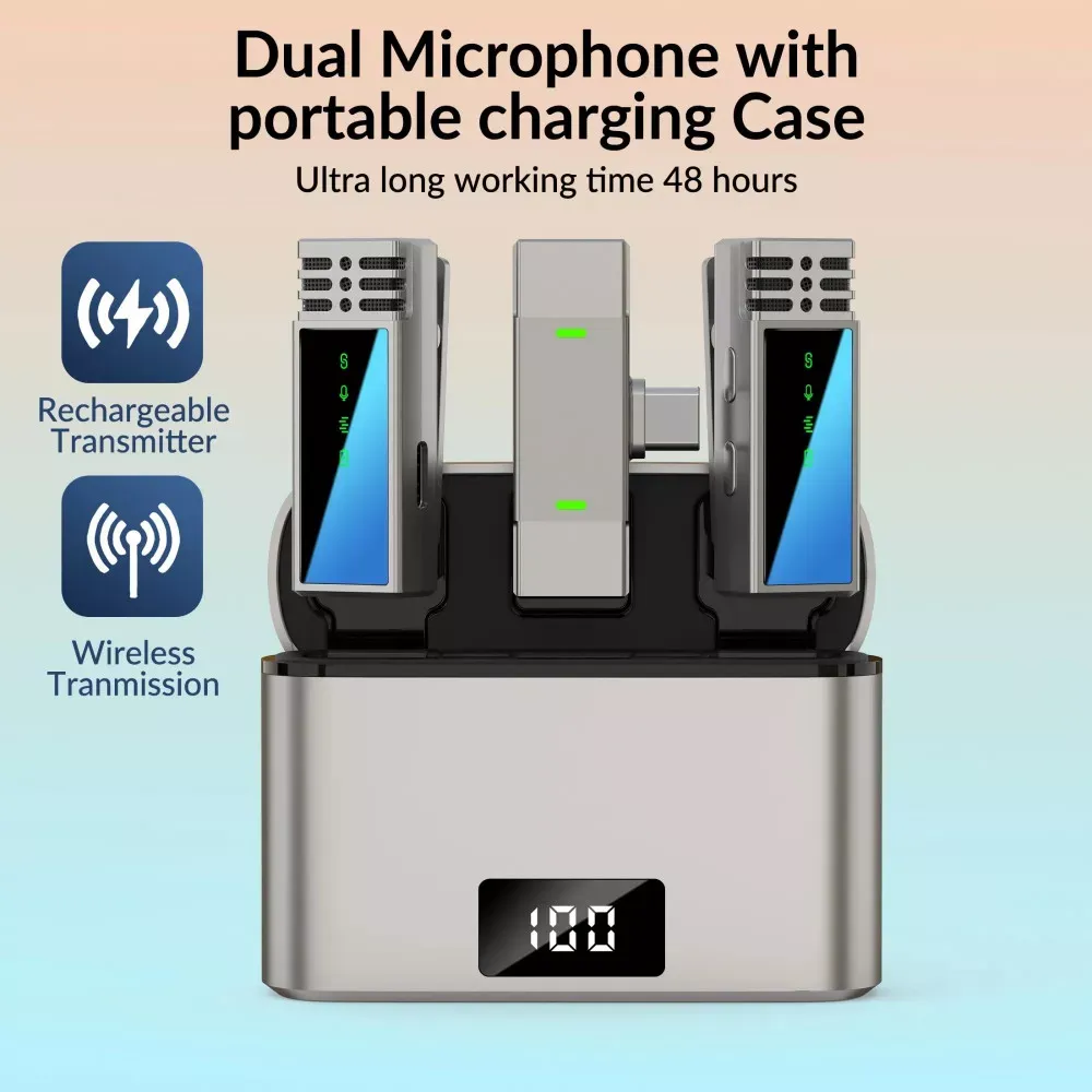 Wireless Digital Microphone Jmary MW-15 Type-C — фото 5
