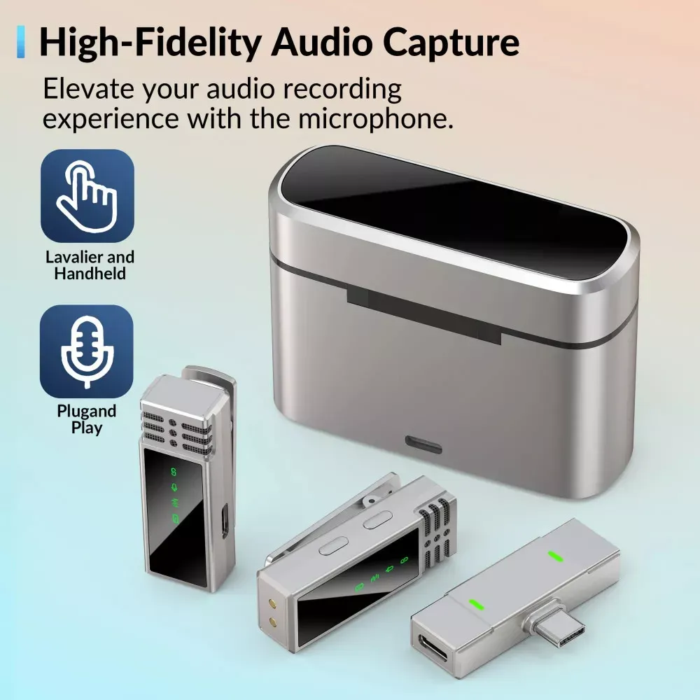 Wireless Digital Microphone Jmary MW-15 Type-C — фото 5