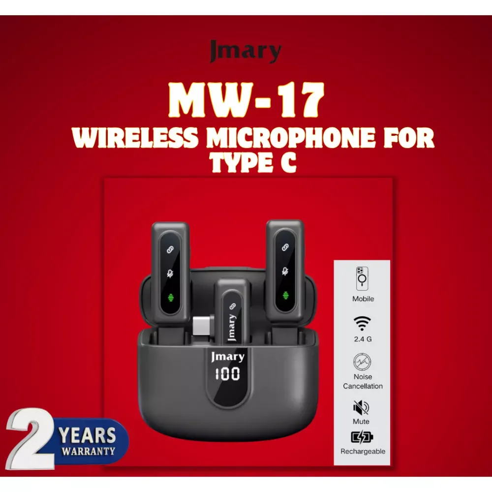 Wireless Digital Microphone Jmary MW-17 Type-C — фото 3
