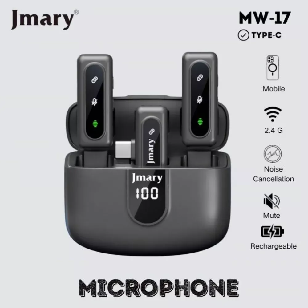 Wireless Digital Microphone Jmary MW-17 Type-C — фото 5