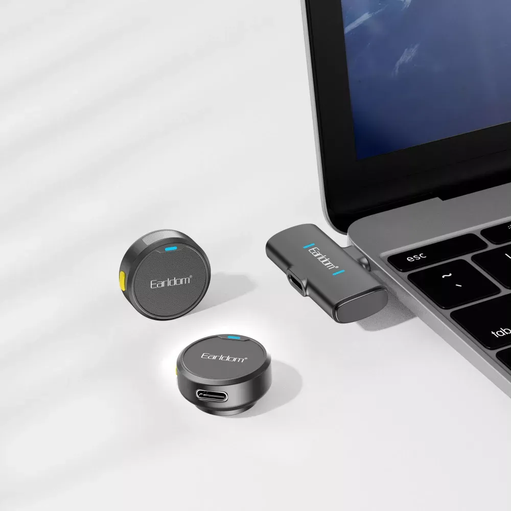 Беспроводной микрофон для телефона USB C — Earldom ET-MC15C — фото 5