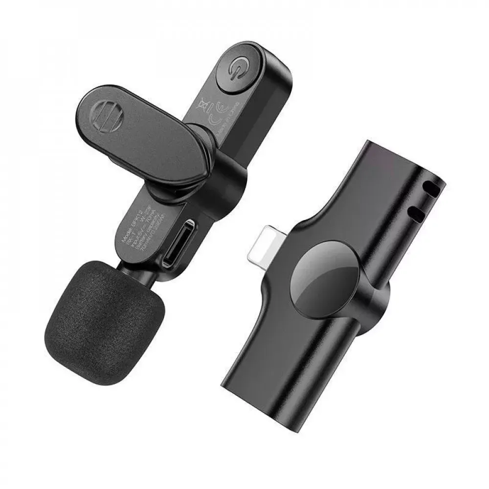 Беспроводной микрофон для телефона USB C+Lightning — Borofone BFK12 — фото 5