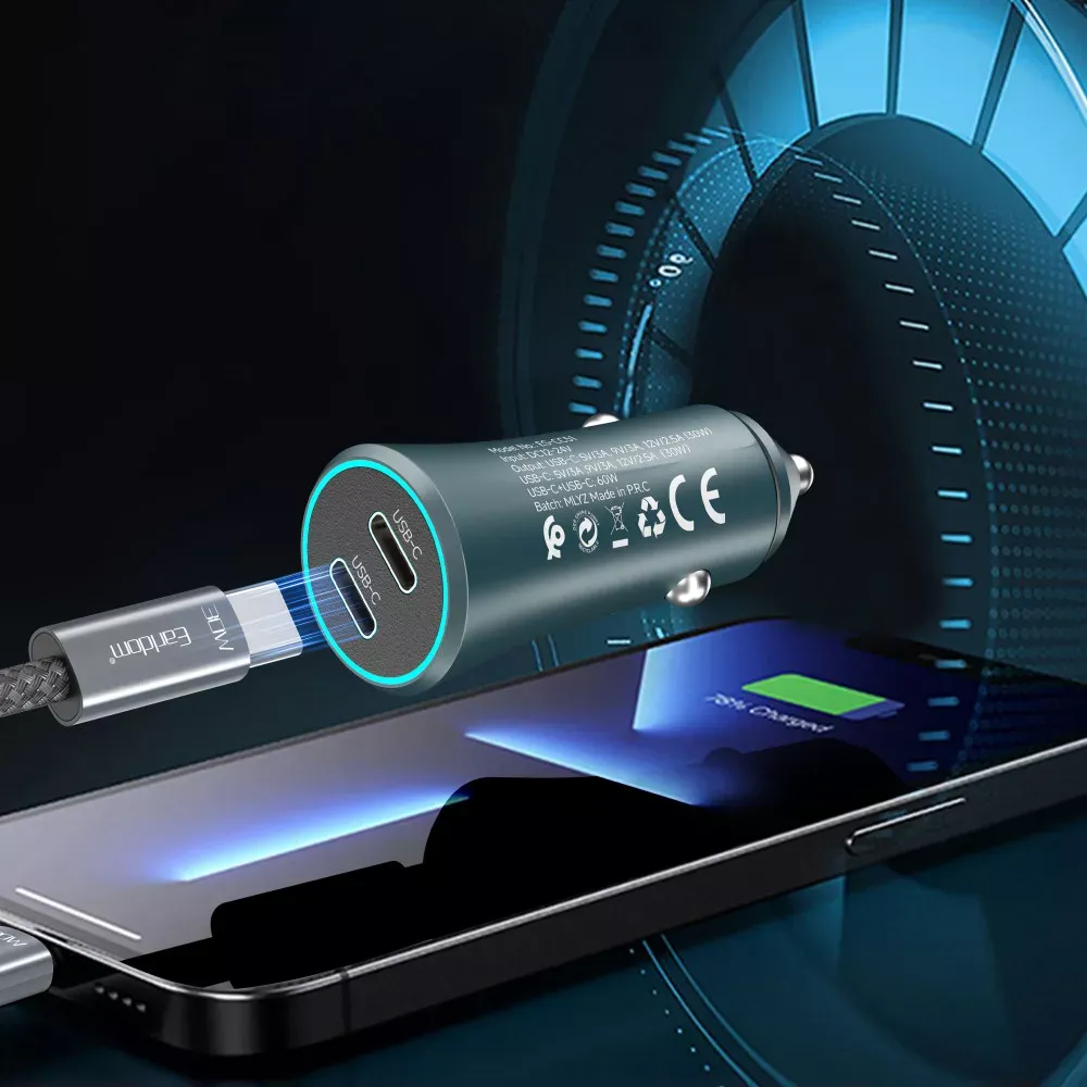 Car Charger 60W2C Earldom ES-CC51 — фото 6