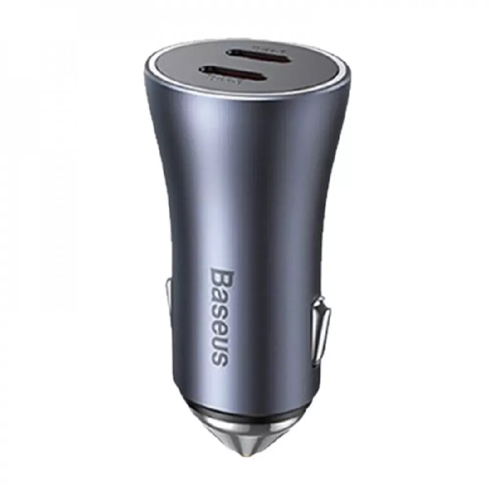 Car Charger | 40W | 2 USB-C — Baseus — CGJP000013 Dark Blue