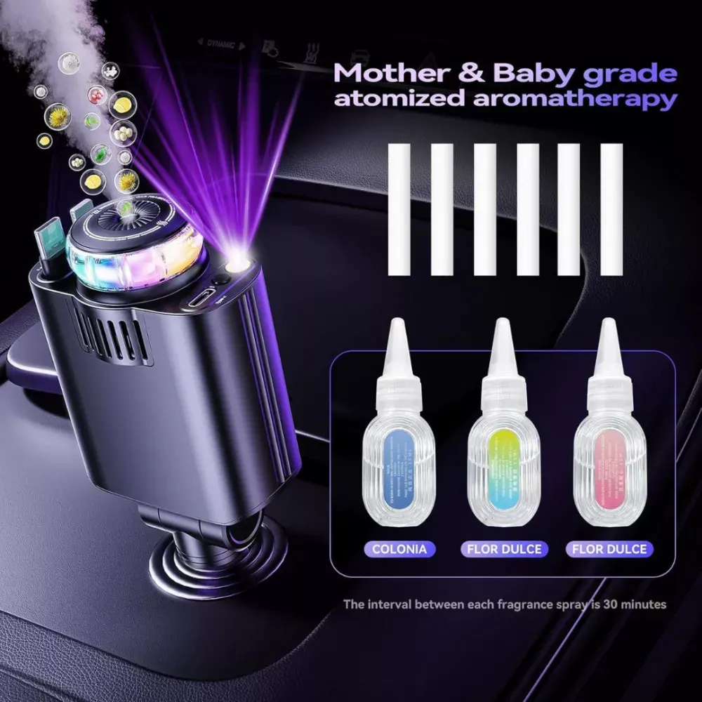 Увлажнитель Starlight Car Charger 5 in 1 D1 — фото 9