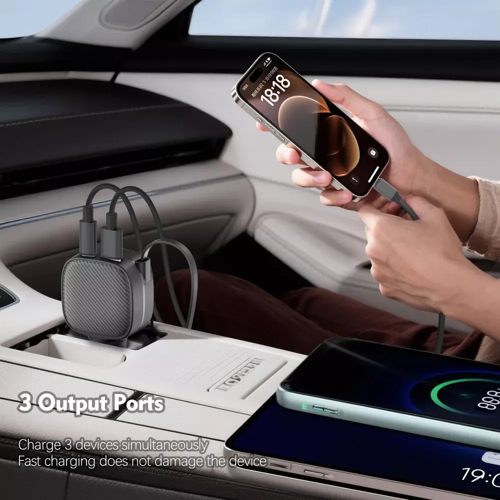 Car Charger 60W 1U 1C Earldom ES-CC53 — фото 7