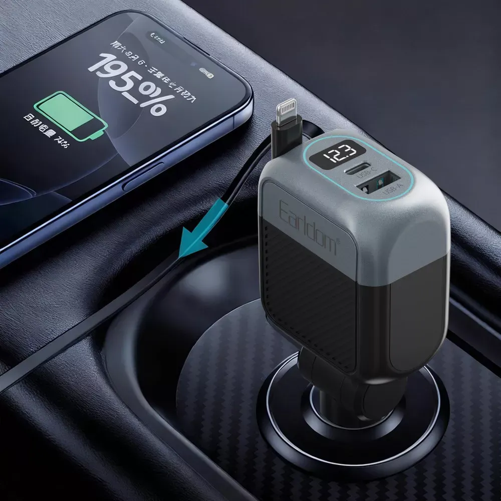 Car Charger 65W1U 1C Earldom ES-CC56 — фото 5