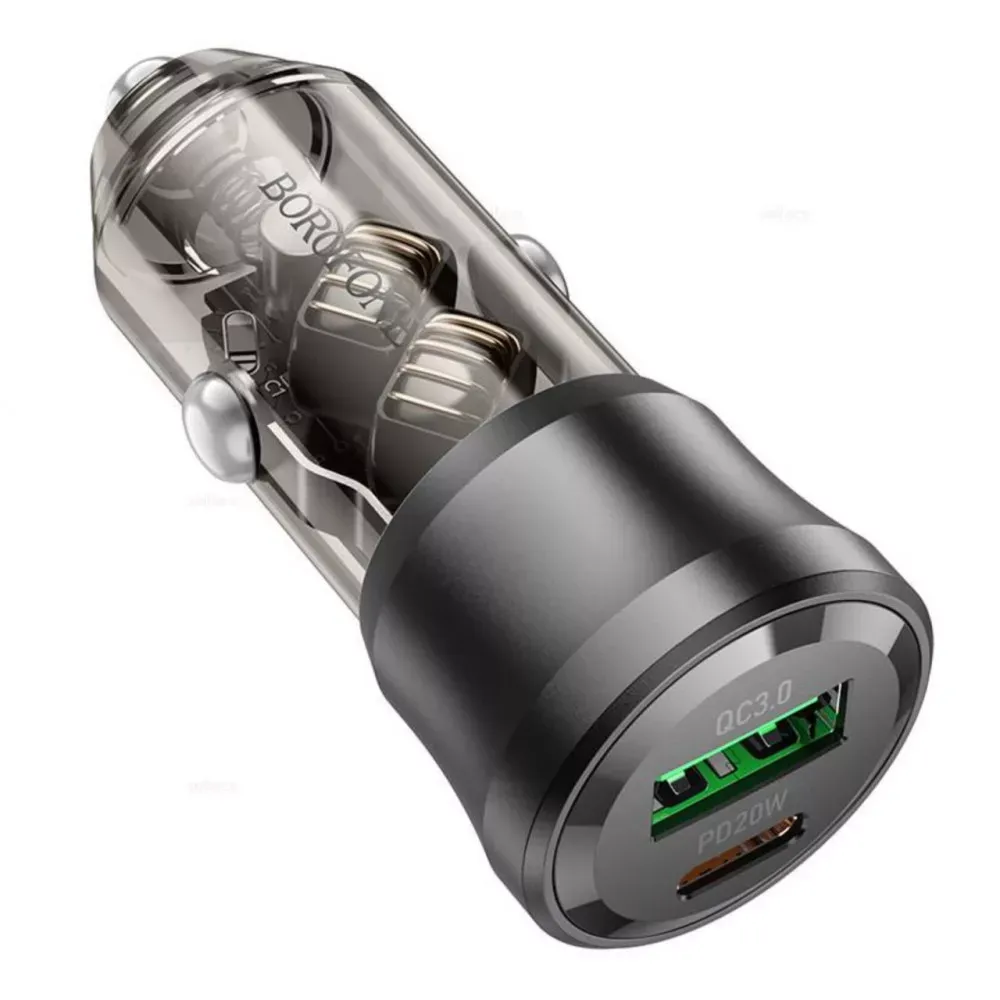 Car Charger | 38W | PD | QC3.0 C to C Cable — Borofone BZ25 — фото 5