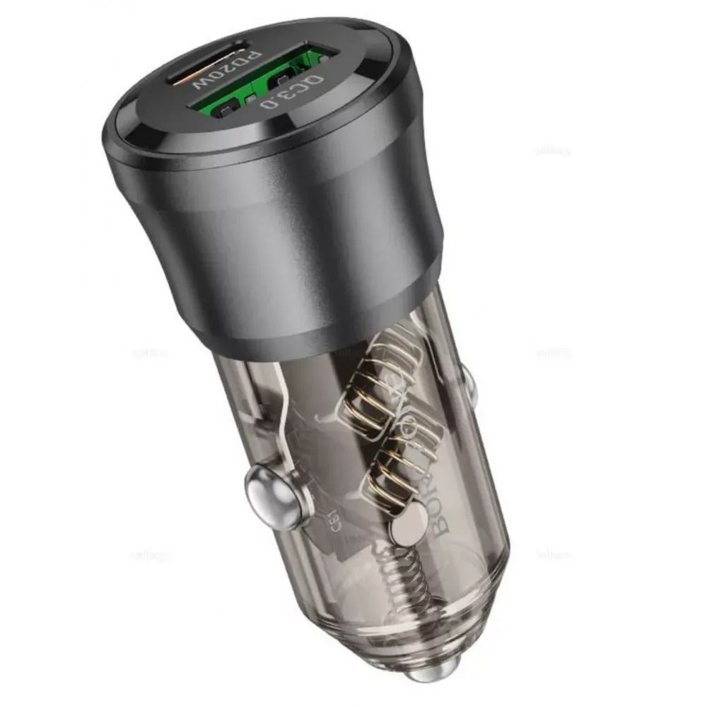 Car Charger | 38W | PD | QC3.0 C to C Cable — Borofone BZ25 — фото 5