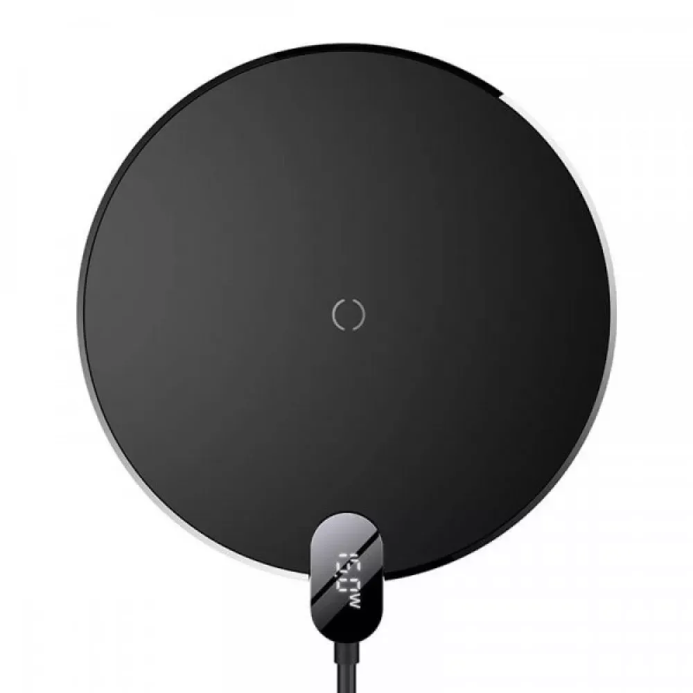 Wireless Charger 15W Baseus Digital LED Display Gen 2 Black — CCED000001 Black — фото 5
