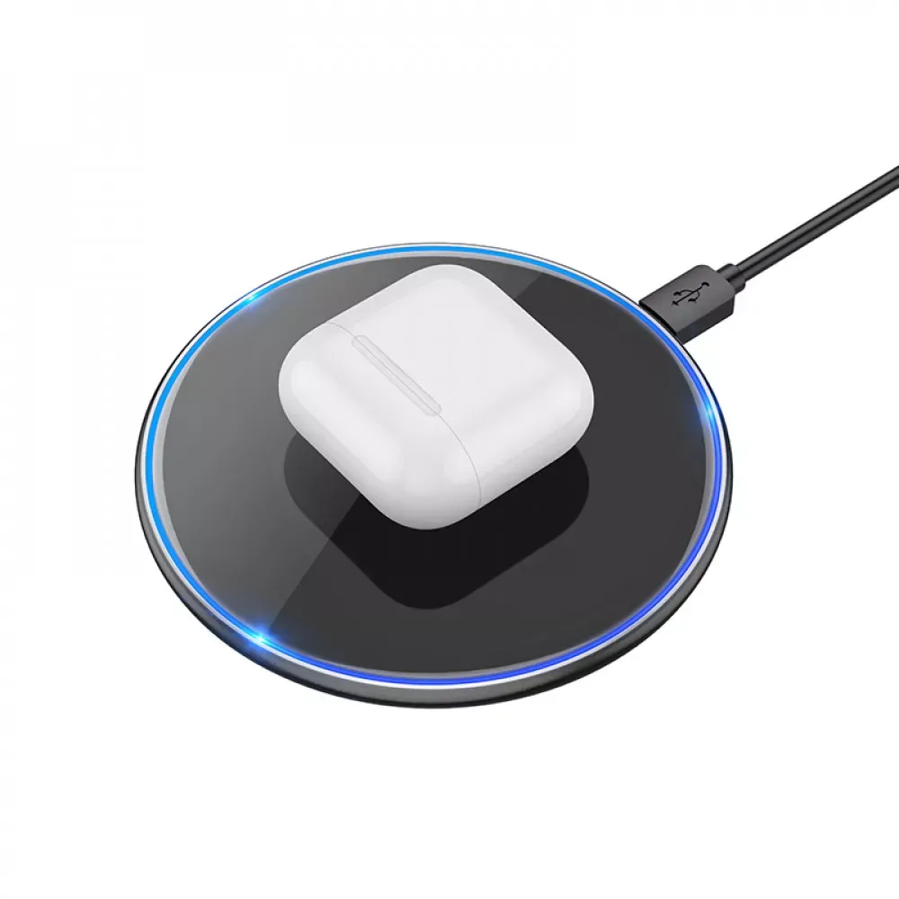 Wireless Charger 15W Hoco CW6 Pro — black — фото 5