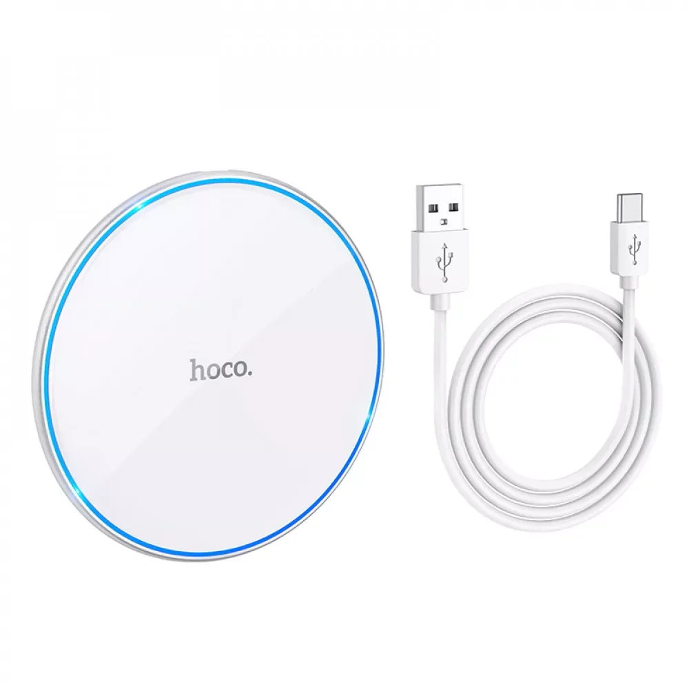 Wireless Charger 15W Hoco CW6 Pro — black — фото 9