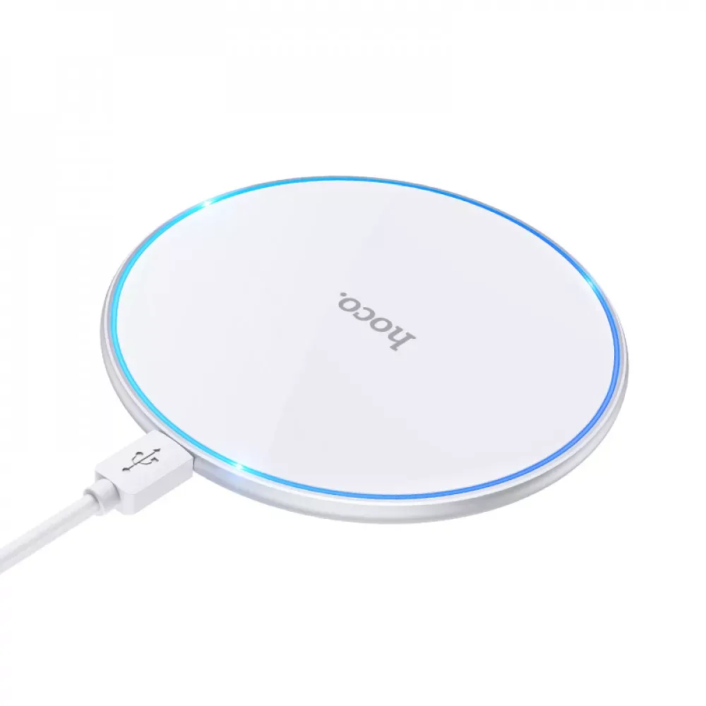 Wireless Charger 15W Hoco CW6 Pro — white — Hoco