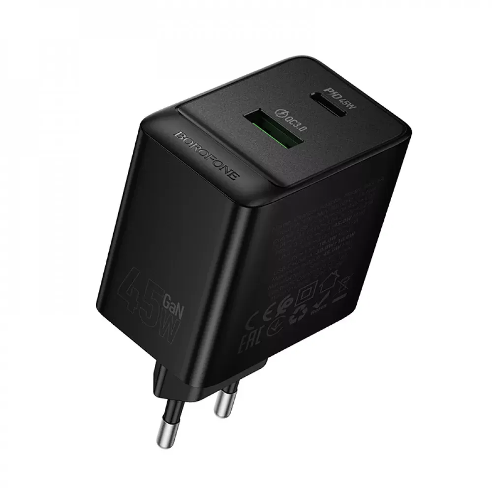 Home Charger 45W PD QC3.0 Borofone BAS16A — фото 6
