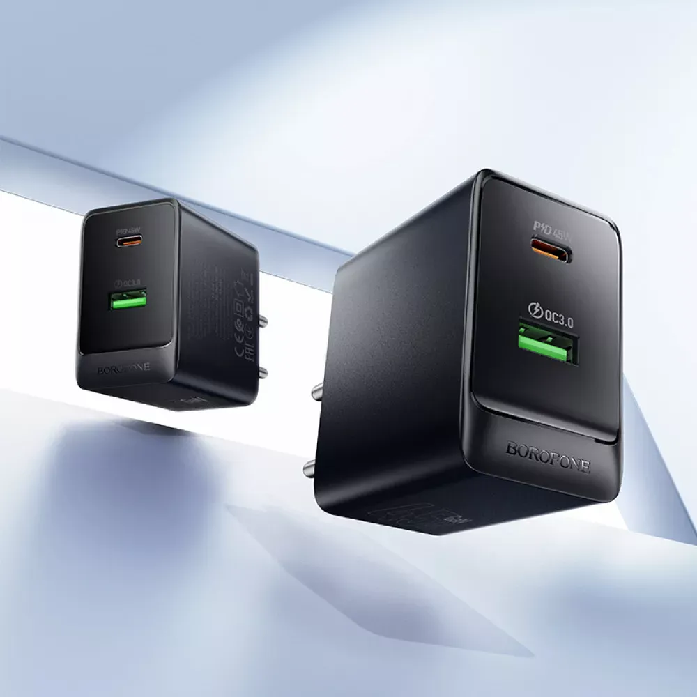 Home Charger 45W PD QC3.0 Borofone BAS16A — фото 8
