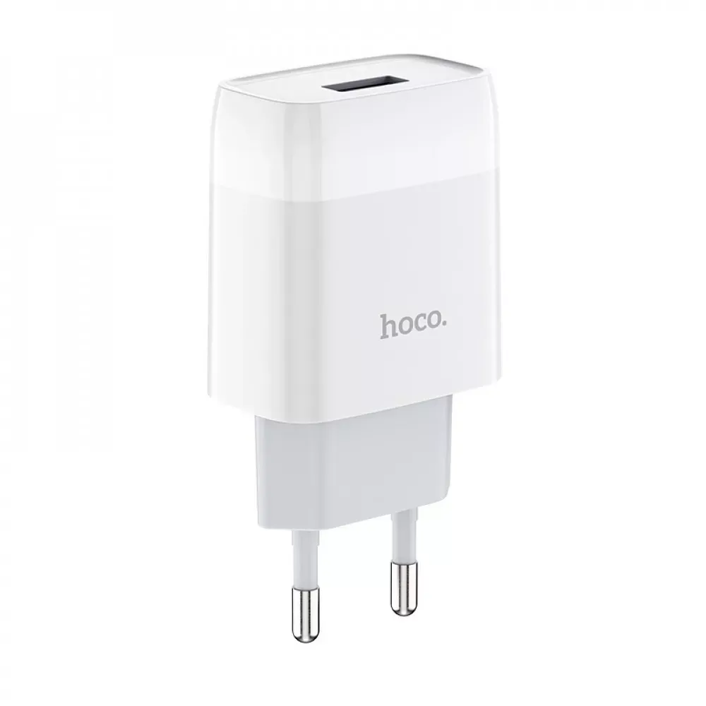 Home Charger 2.1A 1U Hoco C72A — White — Hoco