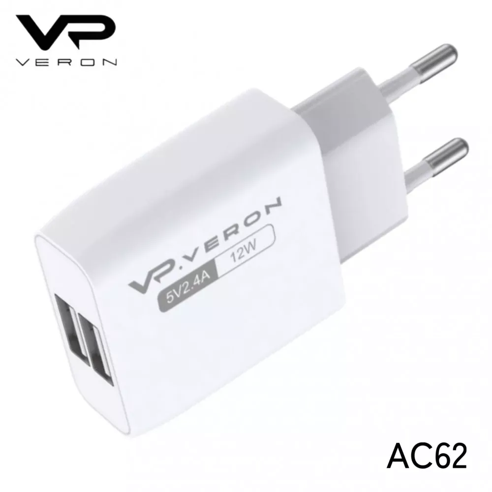 Home Charger 2.4A 2U Veron AC62 — фото 12