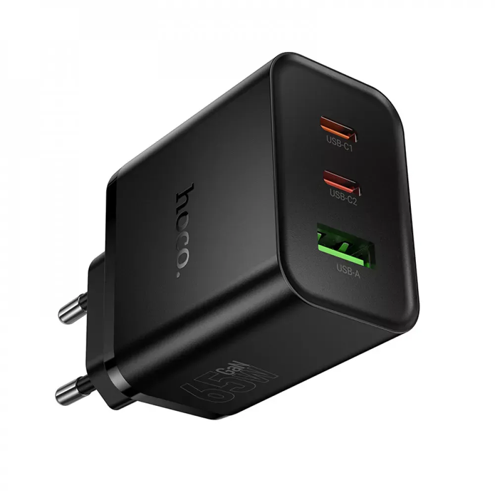 Home Charger 65W GaN 2PD QC 3.0 Hoco N75 — фото 5