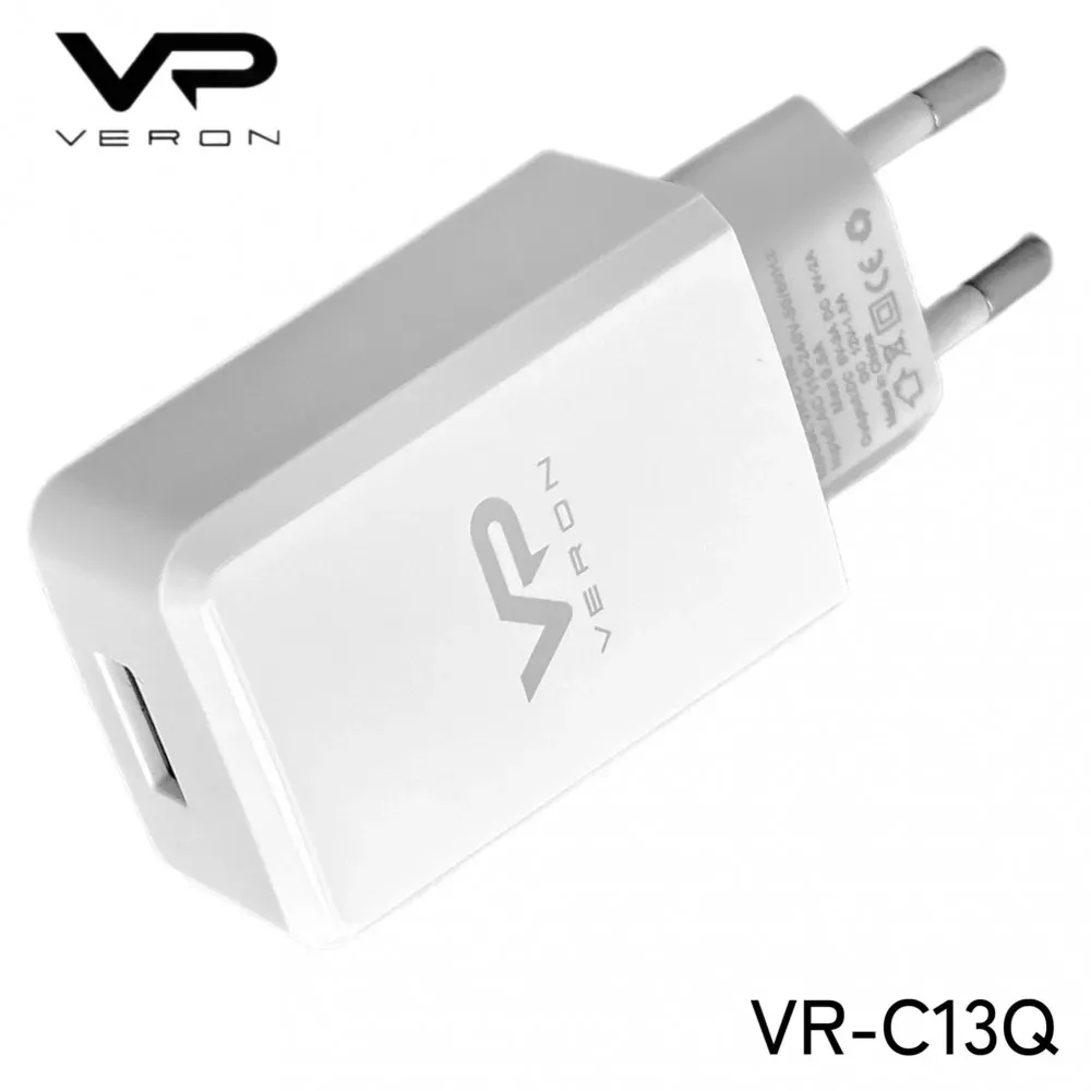 Home Charger | 18W | 1U — Veron VR-C13Q — White — фото 9