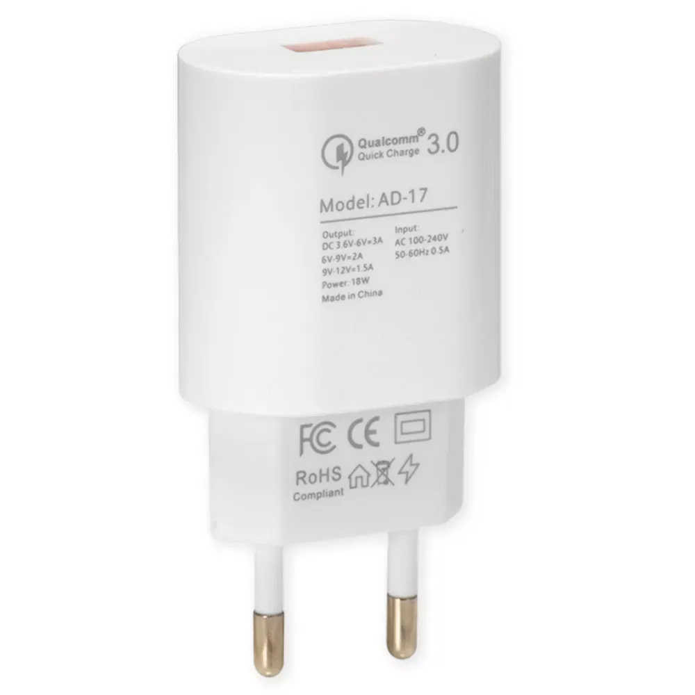 Home Charger | 18W | QC3.1 — Veron AD-17 — фото 5
