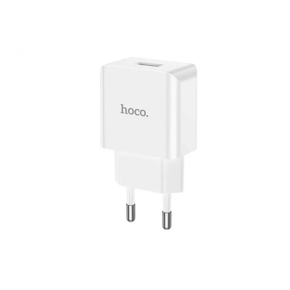 Home Charger | 2.1A | QC3.0 — Hoco C106A — White — Hoco