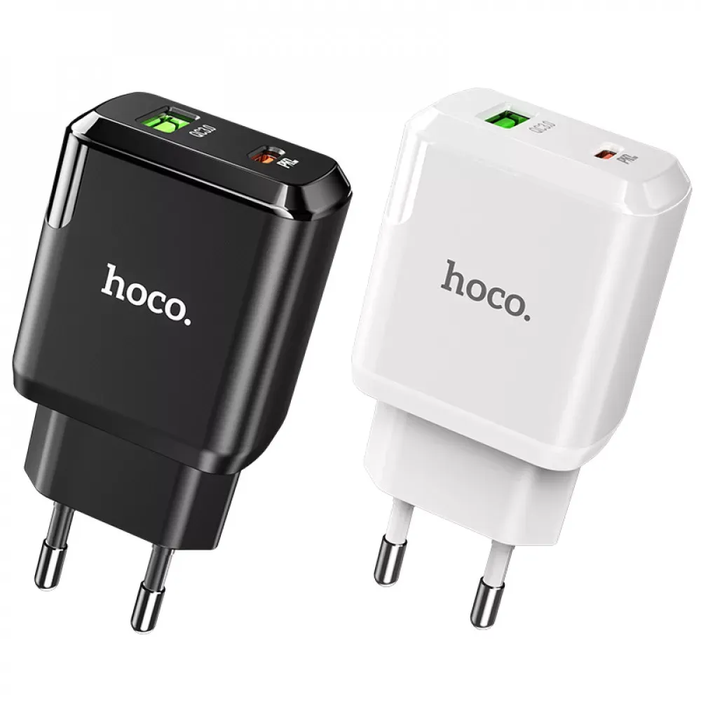 Home Charger | 20W | PD | QC3.0 — Hoco N5 — Black — фото 5