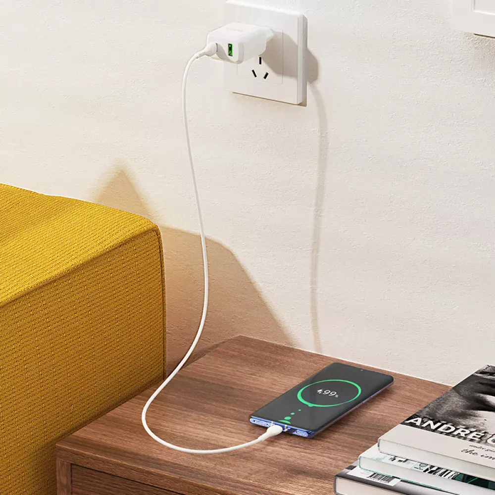 Home Charger | 20W | PD | QC3.0 — Hoco N5 — Black — фото 8