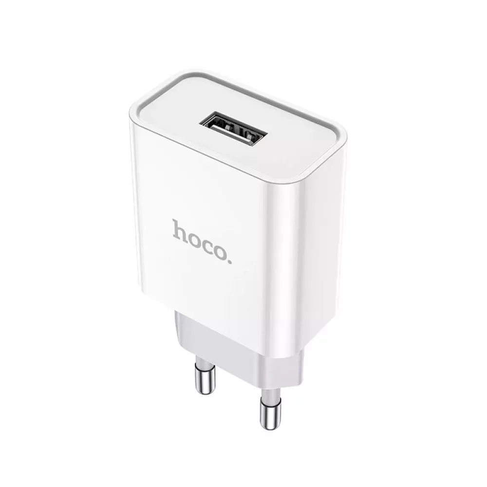 Home Charger 2.1A 1U Micro Cable Hoco C81A — White — фото 5