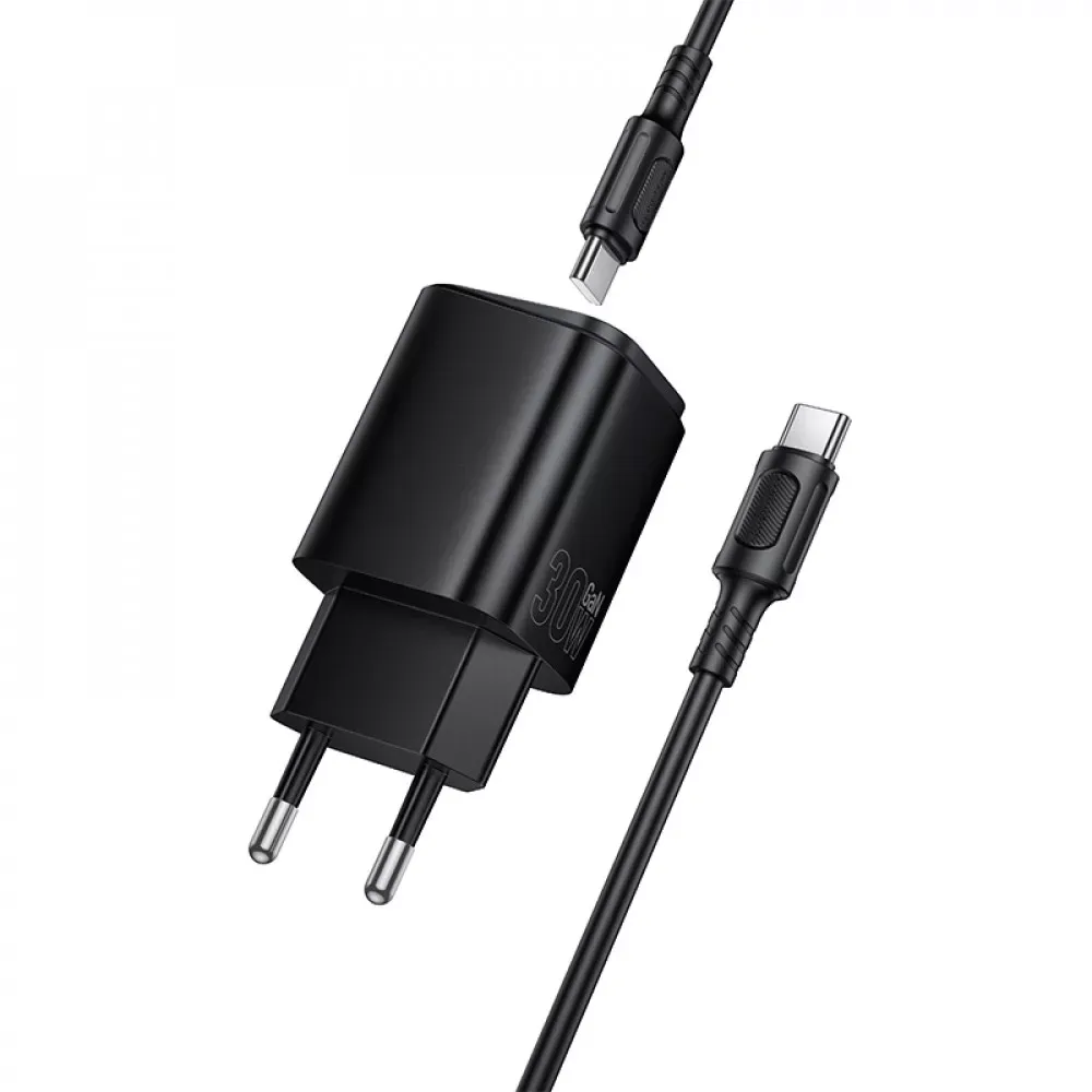 Home Charger | 30W | PD | QC3.0 | C to C Cable — Borofone BAS85A — фото 5