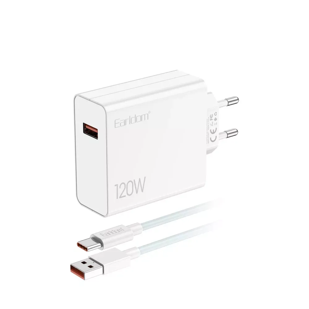 Home Charger | 120W | 1U | USB C Cable (1m) — Earldom ES-EU48 — Earldom