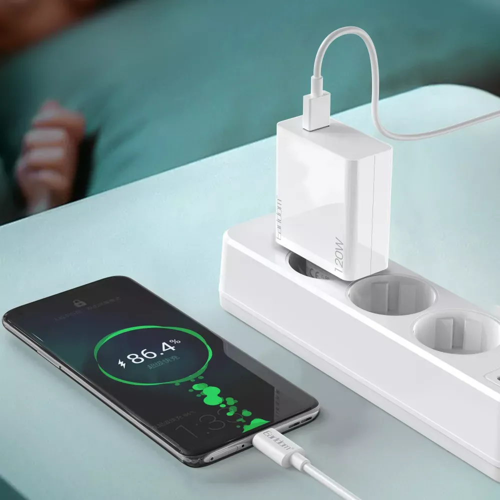 Home Charger | 120W | 1U | USB C Cable — Earldom ES-EU48 — фото 9