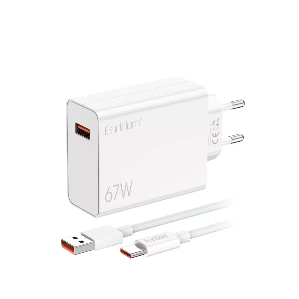 Home Charger | 67W | PD | USB C Cable (1m) — Earldom ES-EU47 — Earldom