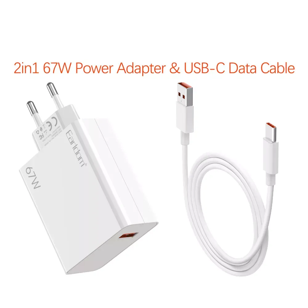 Home Charger | 67W | PD | USB C Cable — Earldom ES-EU47 — фото 5