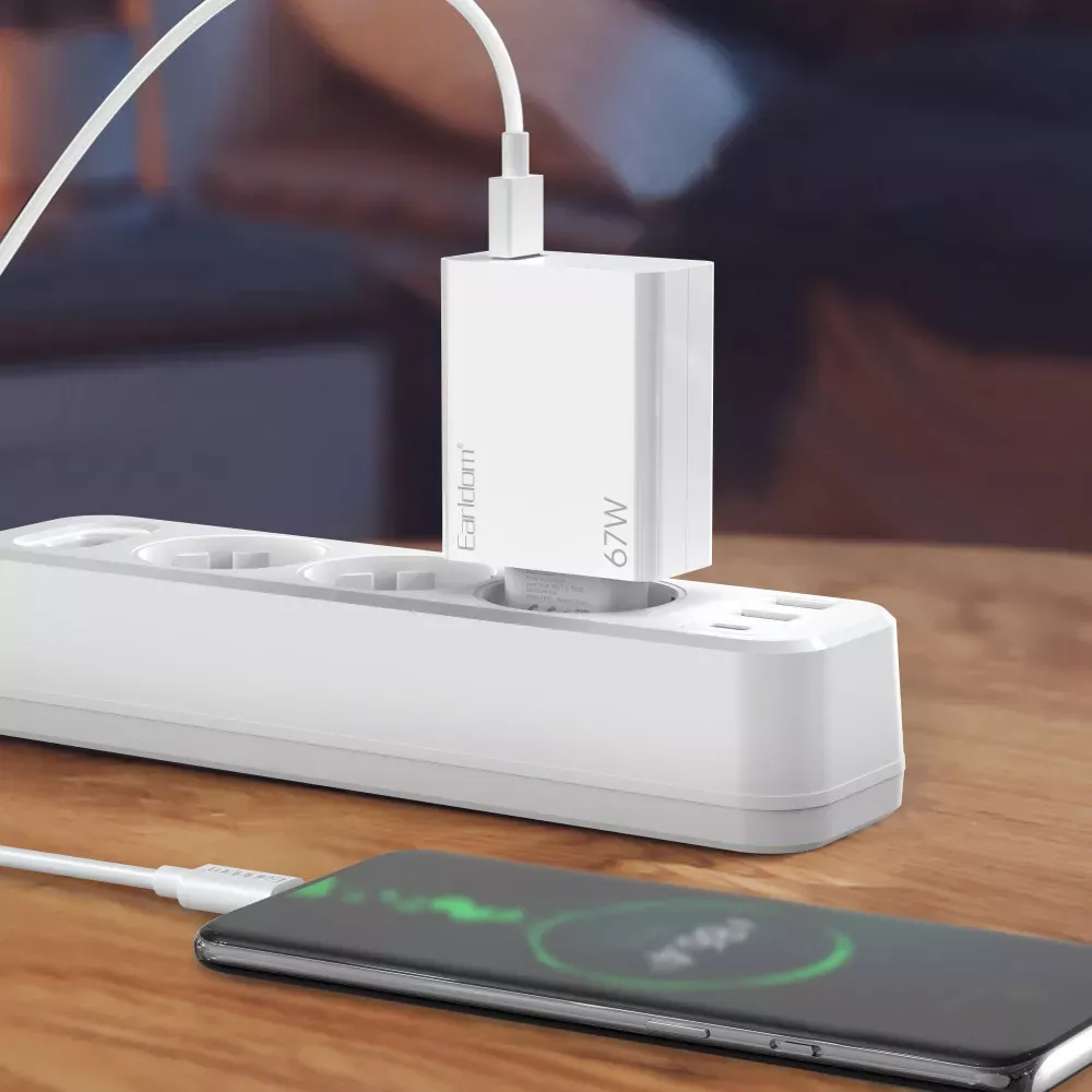 Home Charger | 67W | PD | USB C Cable — Earldom ES-EU47 — фото 7