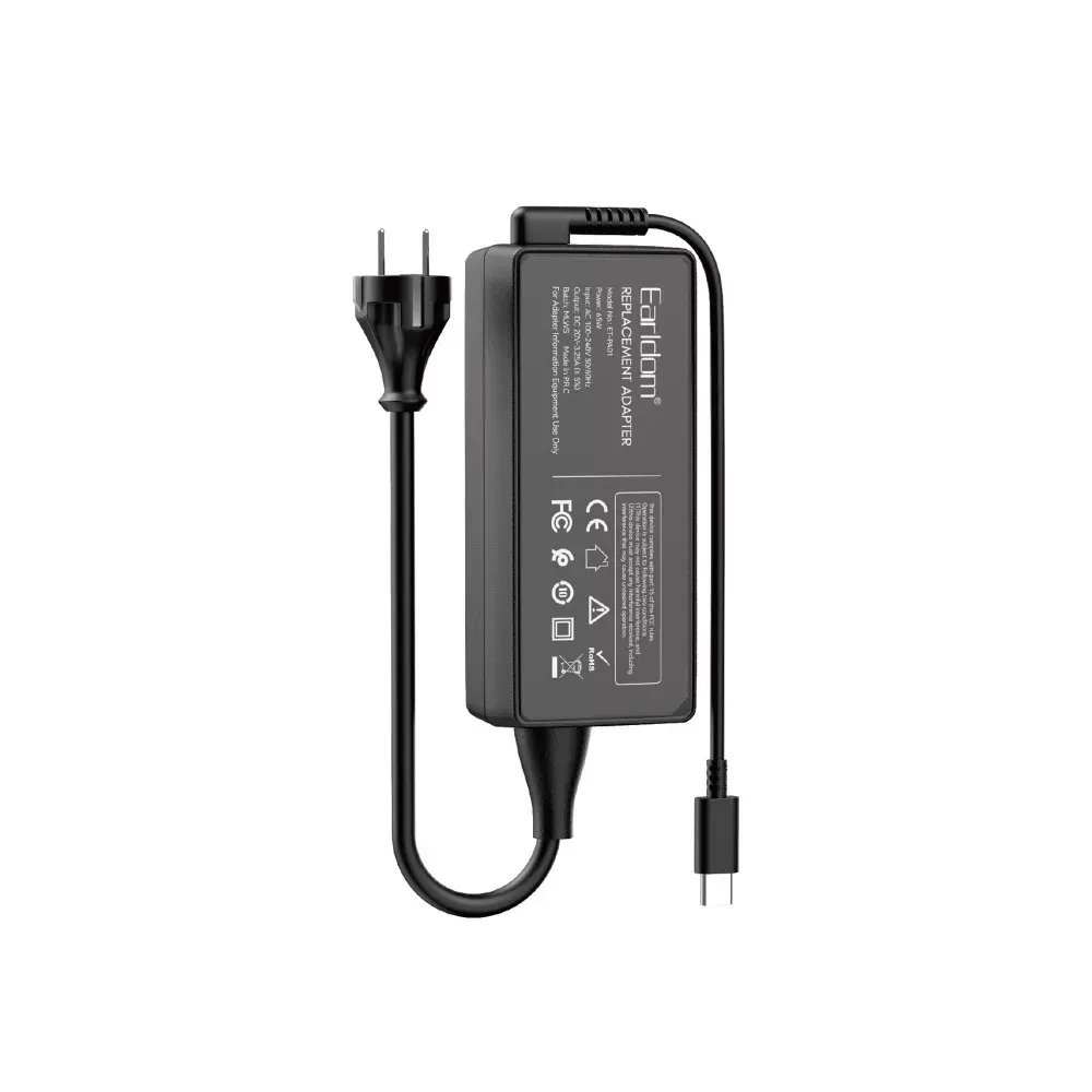 Adapter USB C To Laptop power 65 Watt Earldom ET-PA01 UK — Earldom